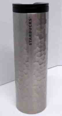 STARBUCKS COFFEE COMPANY 2012 HAMMERED STAINLESS STEEL TUMBLER 16 oz  - Sold on eBay Nov, 18th 2018 for $42.99