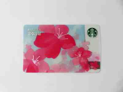 Starbucks Gift Card Japan 2012 SAKURA Pin intact Scratch many - Sold on eBay Nov, 11th 2018 for $13.00