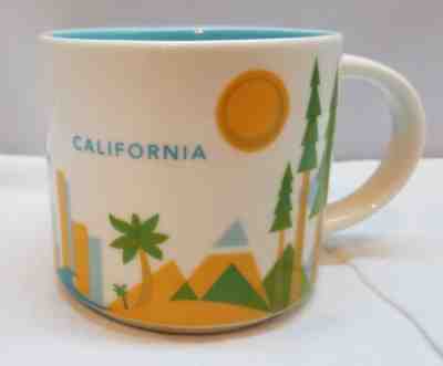 Starbucks 2012 Mug California You Are Here Collection Ceramic Cup 14oz - Sold on eBay Nov, 6th 2018 for $9.95