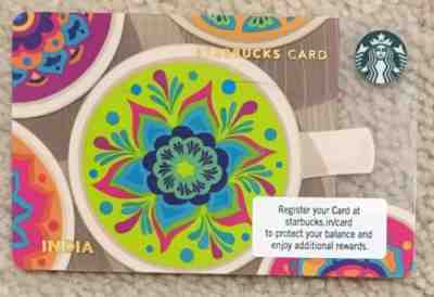 Starbucks 2012 INDIA Mandala Card RARE - Sold on eBay Nov, 6th 2018 for $4.01