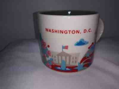 Starbucks Coffee Mug Washington DC You Are Here YAH 14 Ounces 2013 - Sold on eBay Nov, 18th 2018 for $24.30