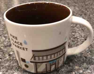 Starbucks Coffee Mug Seattle You Are Here 2013 Collection Pike Place Market 14oz - Sold on eBay Oct, 31st 2018 for $9.95