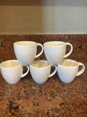 Starbucks Espresso Cups Set of 5.  3 oz White Mini Coffee Mug Every Sip 2013 - Sold on eBay Oct, 30th 2018 for $20.00