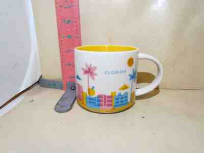 STARBUCKS FLORIDA YOU ARE HERE MUG FROM 2013 - 14 OUNCE MUG , WITH PAPER LABEL - Sold on eBay Oct, 29th 2018 for $5.00
