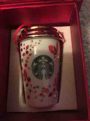 Starbucks Ornament Swarovski Crystal Holiday 2013 - Sold on eBay Oct, 29th 2018 for $46.58
