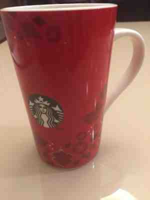 Starbucks Holiday Christmas 2013 Tall Red Ceramic Mug Classic Mermaid 16 oz NEW! - Sold on eBay Oct, 29th 2018 for $14.99