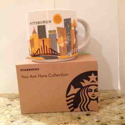 Starbucks You Are Here Collection Pittsburgh Mug 2013 - Sold on eBay Oct, 29th 2018 for $22.95