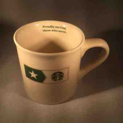 Starbucks Coffee Military Mug Proudly Serving Those Who Serve 2013 - Sold on eBay Oct, 29th 2018 for $8.00