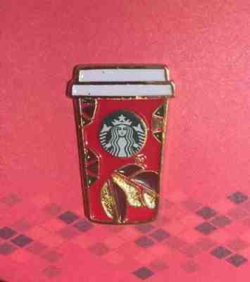 Starbucks 2013 holiday pin~red cup~FREE shipping RARE! from Japan - Sold on eBay Oct, 28th 2018 for $18.99
