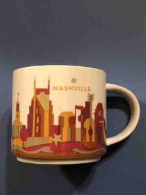 2013 STARBUCKS NASHVILLE MUG You Are Here COLLECTOR SERIES 16 OZ. Coffee Cup YAH - Sold on eBay Oct, 28th 2018 for $12.75