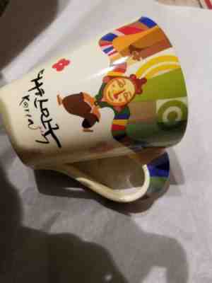 Starbucks KOREA 2013 Bongsan Talchum (Mask Dance) 12 oz Mug  - Sold on eBay Oct, 28th 2018 for $8.99
