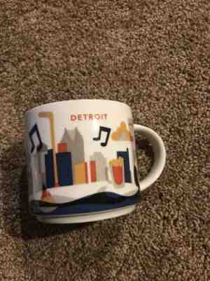 Starbucks 2013 Detroit You Are Here Collection Mug Ambassador Bridge - Sold on eBay Oct, 28th 2018 for $9.99