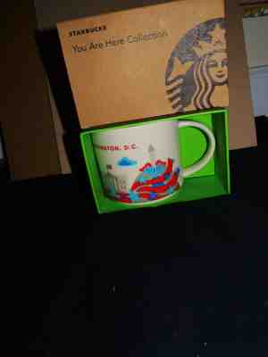 2013 STARBUCKS Washington DC Coffee Mug 14 OZ You Are Here Collection NIB - Sold on eBay Oct, 27th 2018 for $19.50