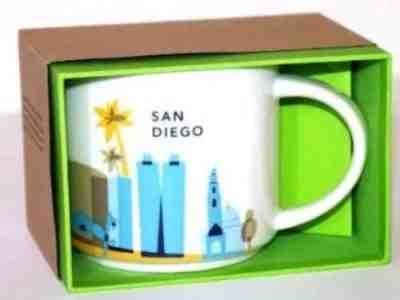 Starbucks San Diego CA City Cup Mug "You Are Here" YAH Collection 14 Oz 2013 - Sold on eBay Oct, 27th 2018 for $29.99