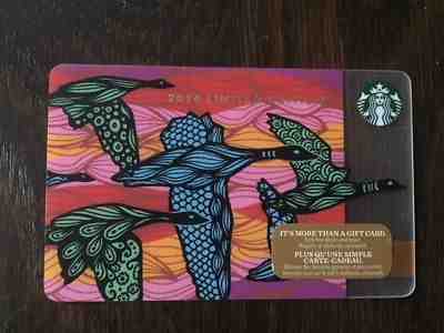 Canada Series Starbucks "FALL MIGRATION 2014" Gift Card - New No Value - Sold on eBay Nov, 18th 2018 for $3.75