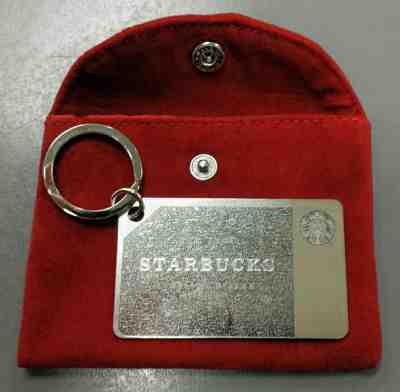 Starbucks Coffee 2014 Holiday Sterling .925 Silver Mini Gift Card Keychain - Sold on eBay Nov, 5th 2018 for $99.99