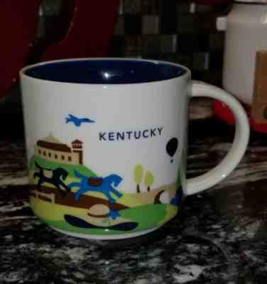 Starbucks You Are Here Collection Coffee Cup  Kentucky 14 oz. ounce Mug 2014 - Sold on eBay Nov, 4th 2018 for $9.99