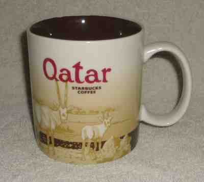 STARBUCKS COFFEE QATAR 16 Ounce City Collection Mug 2014 Cup Doha Persian Gulf - Sold on eBay Nov, 4th 2018 for $29.00