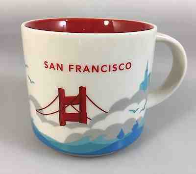 Starbucks San Francisco You Are Here Coffee Mug Cup 14 oz YAH Collection 2015 - Sold on eBay Nov, 18th 2018 for $24.22