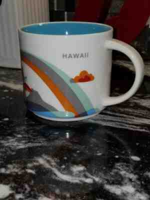 Starbucks You Are Here Collection Coffee Cup  Hawaii 14 oz. ounce Mug 2015 - Sold on eBay Nov, 11th 2018 for $10.00
