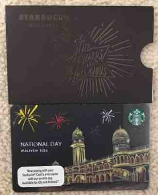 Starbucks 2016 Malaysia National Day Card RARE - Sold on eBay Nov, 8th 2018 for $7.00