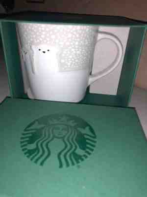 Starbucks 2016 Holiday POLAR BEAR Mug 12oz New in Green Gift Box  - Sold on eBay Nov, 8th 2018 for $20.00