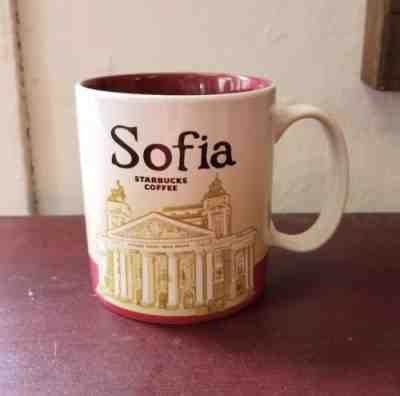 Starbucks Sofia Bulgaria Global Icon City Collector Series Coffee Mug 2016 16 oz - Sold on eBay Nov, 8th 2018 for $35.00