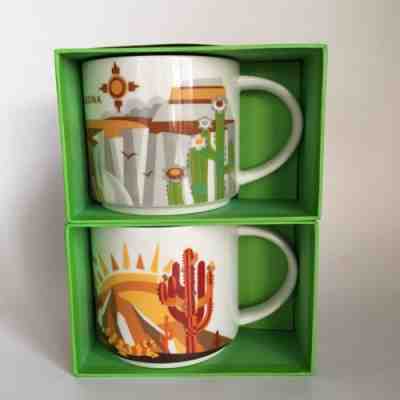 Starbucks Arizona Phoenix Coffee Mug You are Here Collection YAH 2015 & 2016 Box - Sold on eBay Nov, 7th 2018 for $42.00
