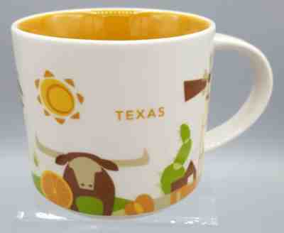 Starbucks You Are Here Collection 2016 Texas 14 oz. Cup Mug - Sold on eBay Nov, 7th 2018 for $7.99
