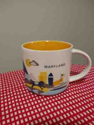Starbucks You are Here Maryland Porcelain Mug 14 oz 2016 - Sold on eBay Nov, 7th 2018 for $6.70