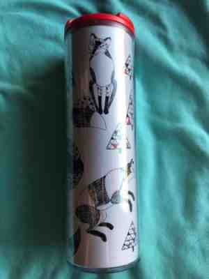 NEW STARBUCKS CHRISTMAS HOLIDAY 2017 FOX ACRYLIC COFFEE TRAVEL TUMBLER MUG 16OZ - Sold on eBay Nov, 11th 2018 for $16.50