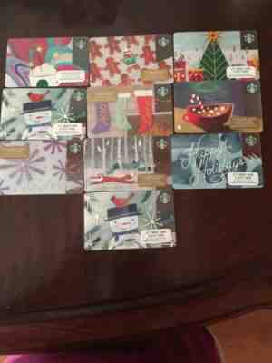2017 Starbucks Gift Cards Lot - Set of 10 Holiday Christmas - NEW; No Value - Sold on eBay Nov, 11th 2018 for $2.50