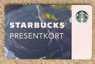 Starbucks 2017 SWEDEN Presentkort Card RARE - Sold on eBay Nov, 11th 2018 for $18.00