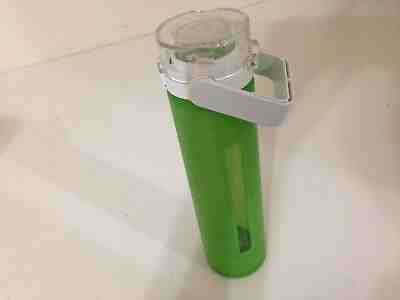 Starbucks Coffee Water Bottle Glass With Green Silicone Shell Tumbler 16 Oz 2010 - Sold on eBay Sep, 6th 2018 for $13.69