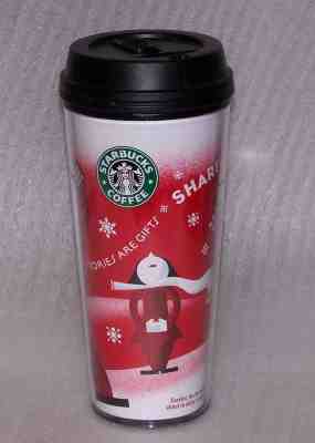 2010 Starbucks Coffee Travel Tumbler Cup 16 Oz Stories Are Gifts Share Holiday - Sold on eBay Sep, 1st 2018 for $15.99