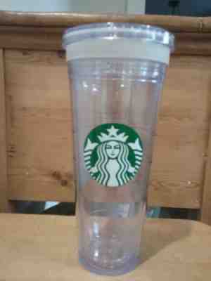 Starbucks Clear Acrylic Cold Cup Tumbler 24 oz Venti BPA FREE 2011 - Sold on eBay Aug, 30th 2018 for $8.99