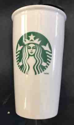 Starbucks 2011 Ceramic Tumbler 12oz To-Go Travel With Lid - Sold on eBay Aug, 22nd 2018 for $8.95