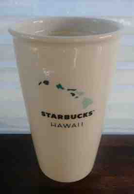 Rare Hawaii Starbucks Ceramic Travel Tumbler Mug Cup Hawaiian Island Chain 2014 - Sold on eBay Oct, 16th 2018 for $14.99