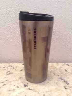 2014 STARBUCKS 16oz SS Travel Tumbler Cup Seattle Storefront RARE HTF - Sold on eBay Oct, 13th 2018 for $19.95