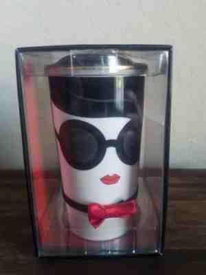 Starbucks Alice Olivia Stace Face 12 oz Double Wall Tumbler Travel Mug New 2014 - Sold on eBay Oct, 10th 2018 for $60.00
