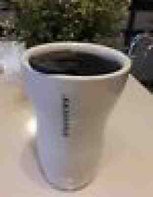 Starbucks Travel Mug White Ceramic Coffee Tea Cup Black Lid 2014 Tumbler 9 oz - Sold on eBay Oct, 4th 2018 for $10.00