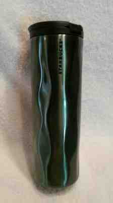 Starbucks Green Ripple Stainless Steel  Tumbler 16oz NWT 2014 - Sold on eBay Sep, 24th 2018 for $26.00