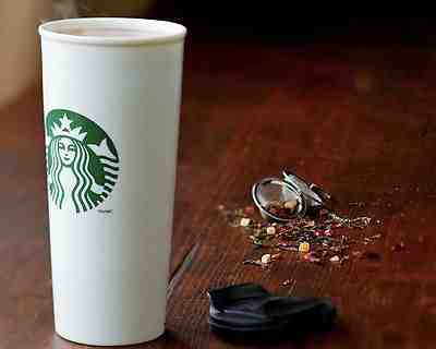Starbucks Ceramic Travel Cup Tumbler 16 oz 2014 - Sold on eBay Sep, 18th 2018 for $26.50