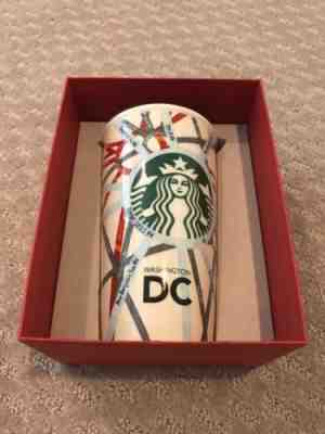 Starbucks Ceramic Tumbler 2015 Washington DC Holiday Exclusive Dot Collection - Sold on eBay Sep, 30th 2018 for $34.99