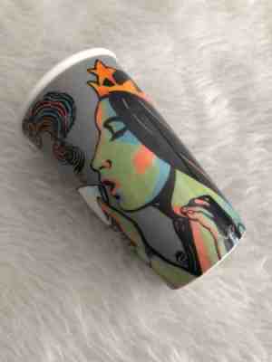 Starbucks 2016 Ceramic Tumbler Travel Mug Siren Mermaid 12 oz 25th Anniversary  - Sold on eBay Oct, 20th 2018 for $16.98