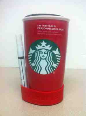 2016 Starbucks Personnaliez - Mo!! Red 12 Oz Ceramic Travel Tumbler & Lid New - Sold on eBay Oct, 18th 2018 for $11.99