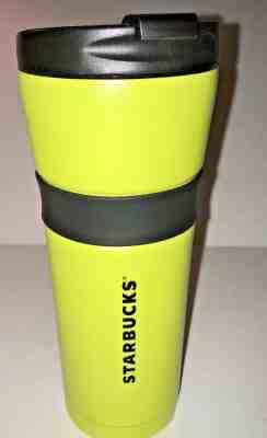 2016 Starbucks Max Citron Yellow Chartreuse Stainless Steel Tumbler 16oz New - Sold on eBay Oct, 11th 2018 for $26.50