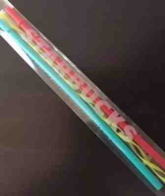 [Free Shipping]New Starbucks-2016 -Grande Summer Straw Pack For Cold Tumbler - Sold on eBay Oct, 7th 2018 for $9.50