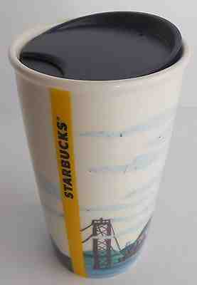 Starbucks 2016 SAN FRANCISCO Tumbler 10 oz Double Wall Ceramic Travel Mug - Sold on eBay Oct, 1st 2018 for $18.88