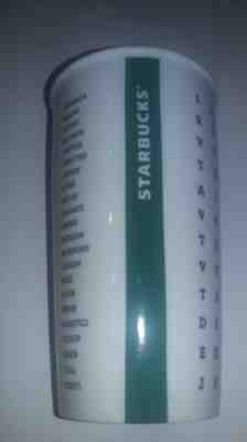 New 2016 Starbucks Word Search Double Wall Ceramic Tumbler Mug 12oz Rare HTF  - Sold on eBay Sep, 30th 2018 for $14.95
